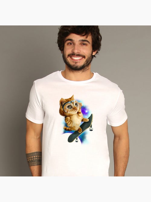 T-shirt Homme - SKATEBOARD CAT - Kiabi T-shirt Homme - SKATEBOARD CAT - Kiabi
