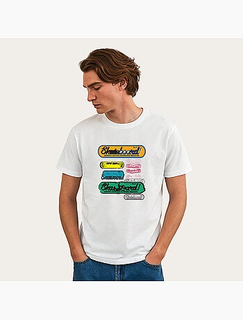 T-shirt Homme - SKATEBOARD! MAGAZINE MORE STATIC