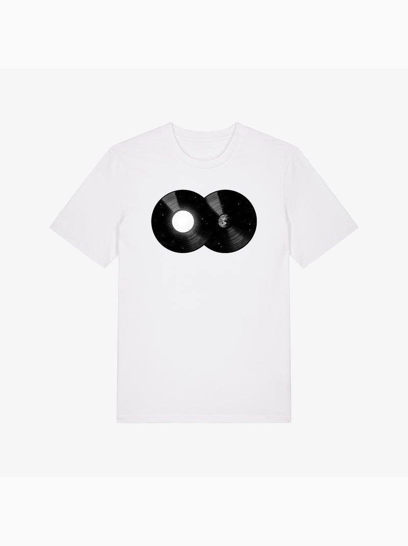 T-shirt Homme - SOUNDS OF THE GALAXY Blanc - Kiabi
