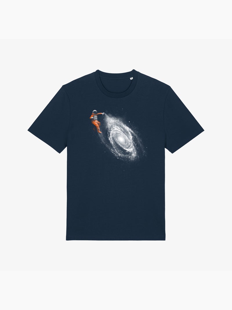 T-shirt Homme - SPACE ART Bleu marine - Kiabi