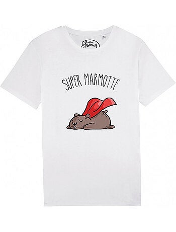 T-shirt homme - super marmotte