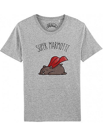 T-shirt homme - super marmotte