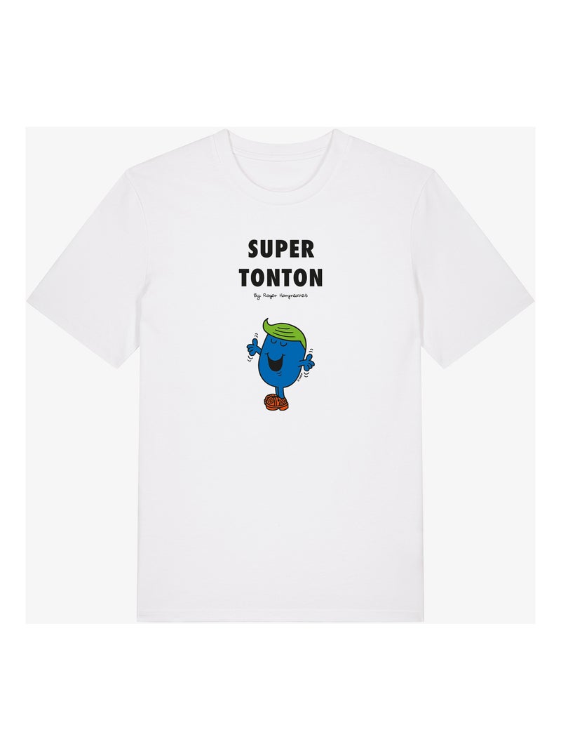 T-shirt Homme - SUPER TONTON 3 Blanc - Kiabi