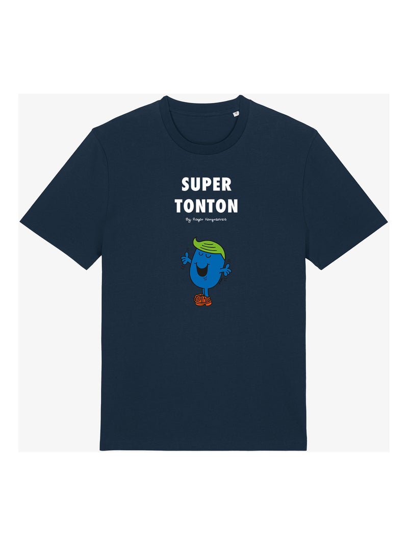 T-shirt Homme - SUPER TONTON 3 Bleu marine - Kiabi