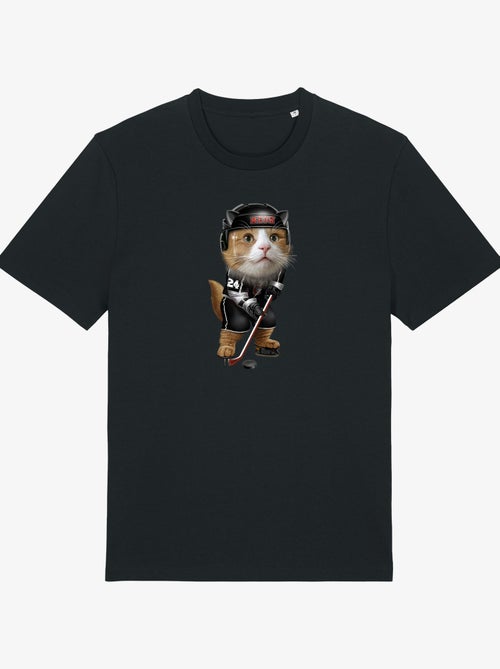 T-shirt Homme - TEAM HOCKEY CAT - Kiabi