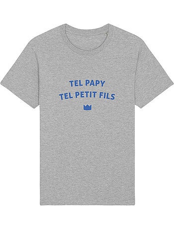 T-shirt homme - tel papy tel petit fils waf