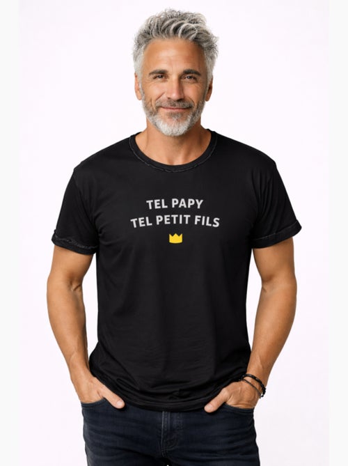 T-shirt Homme - TEL PAPY TEL PETIT FILS WAF - Kiabi T-shirt Homme - TEL PAPY TEL PETIT FILS WAF - Kiabi