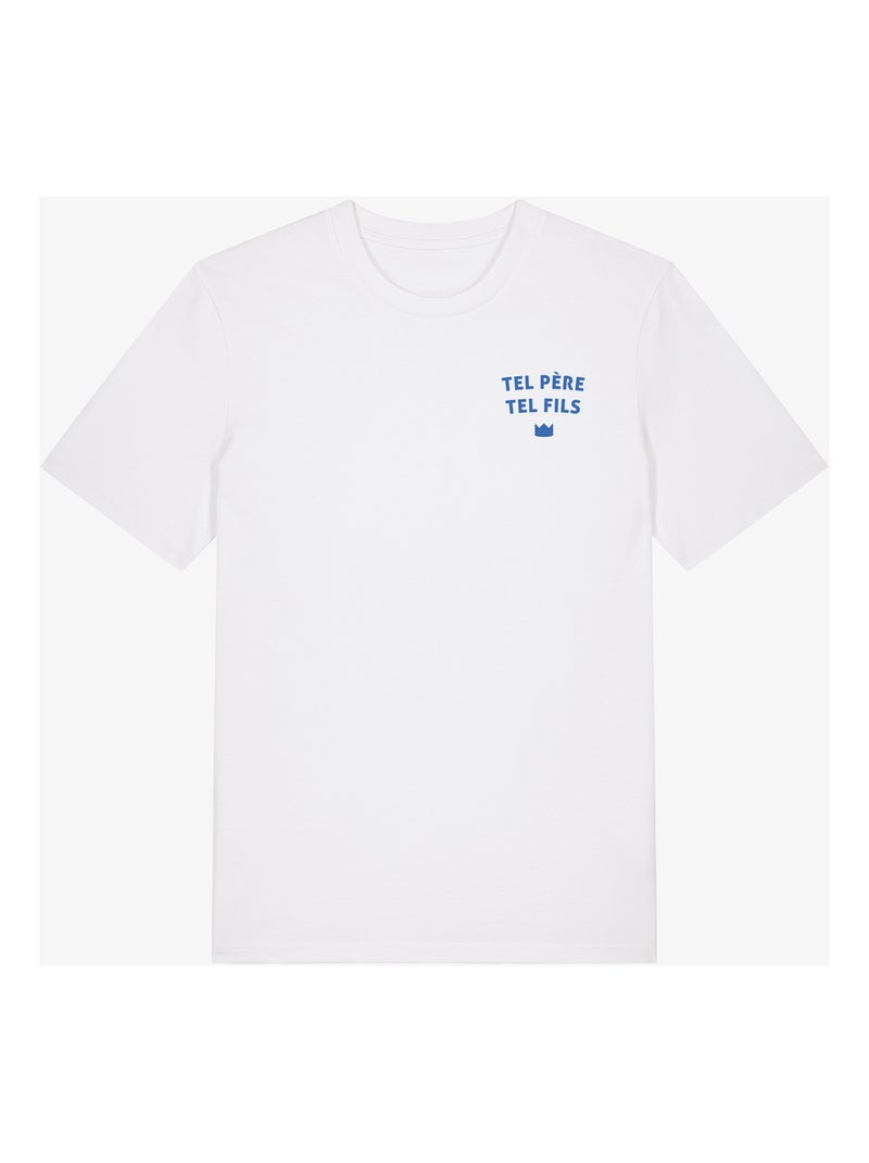 T-shirt Homme - TEL PÈRE TEL FILS CŒUR Blanc - Kiabi