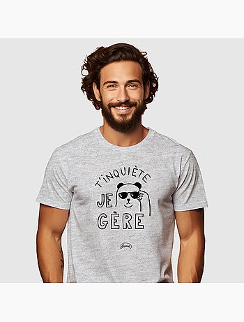T-shirt Homme - T'INQUIETE JE GERE