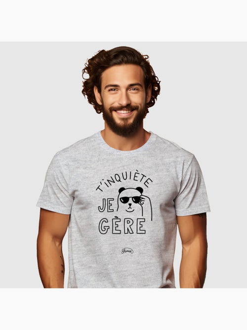 T-shirt Homme - T'INQUIETE JE GERE - Kiabi