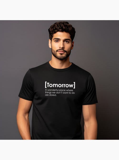 T-shirt Homme - TOMOROW DEFINITION - Kiabi T-shirt Homme - TOMOROW DEFINITION - Kiabi