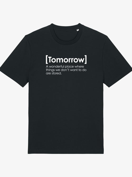 T-shirt Homme - TOMOROW DEFINITION - Kiabi T-shirt Homme - TOMOROW DEFINITION - Kiabi