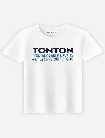 T-shirt Homme - TONTON D'UN ADORABLE NEVEUX