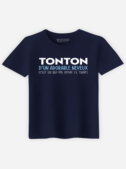 T-shirt Homme - TONTON D'UN ADORABLE NEVEUX - Kiabi