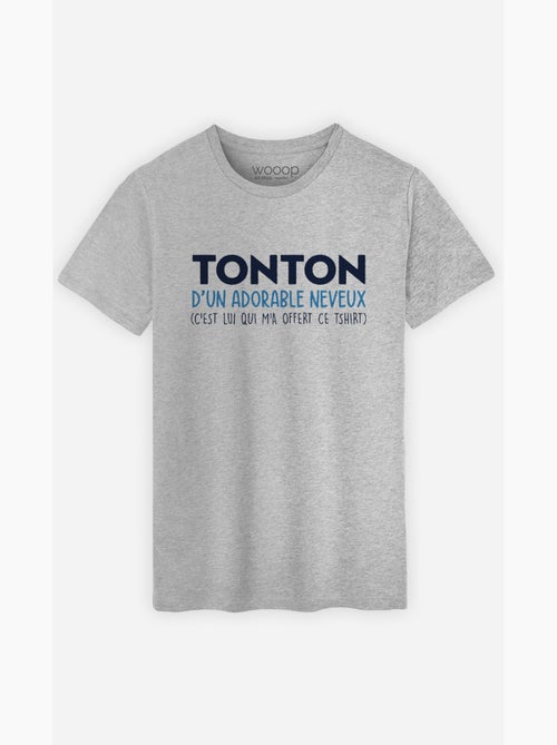 T-shirt Homme - TONTON D'UN ADORABLE NEVEUX - Kiabi