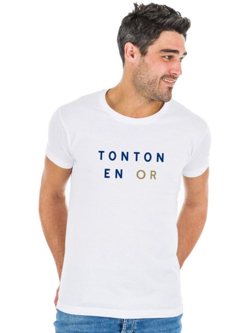 T-shirt Homme - TONTON EN OR 2 WAF - Kiabi