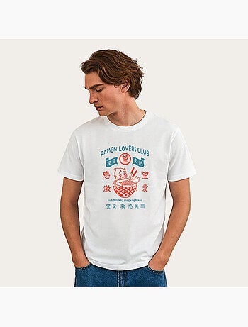 T-shirt Homme - TORC RAMEN LOVERS CLUB BLUE RED