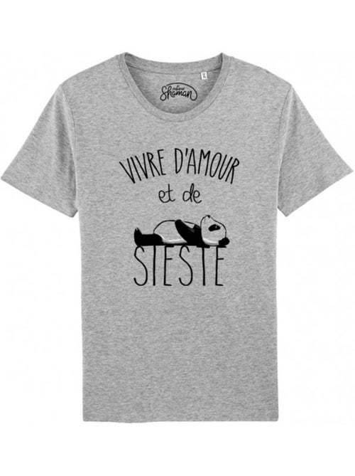 T-shirt Homme - VIVRE D'AMOUR ET DE SIESTE - Kiabi T-shirt Homme - VIVRE D'AMOUR ET DE SIESTE - Kiabi