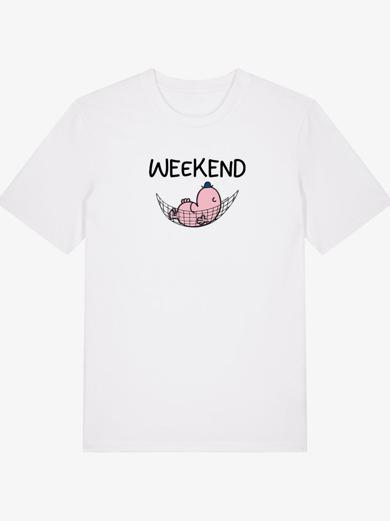 T-shirt Homme - WEEKEND Blanc - Kiabi