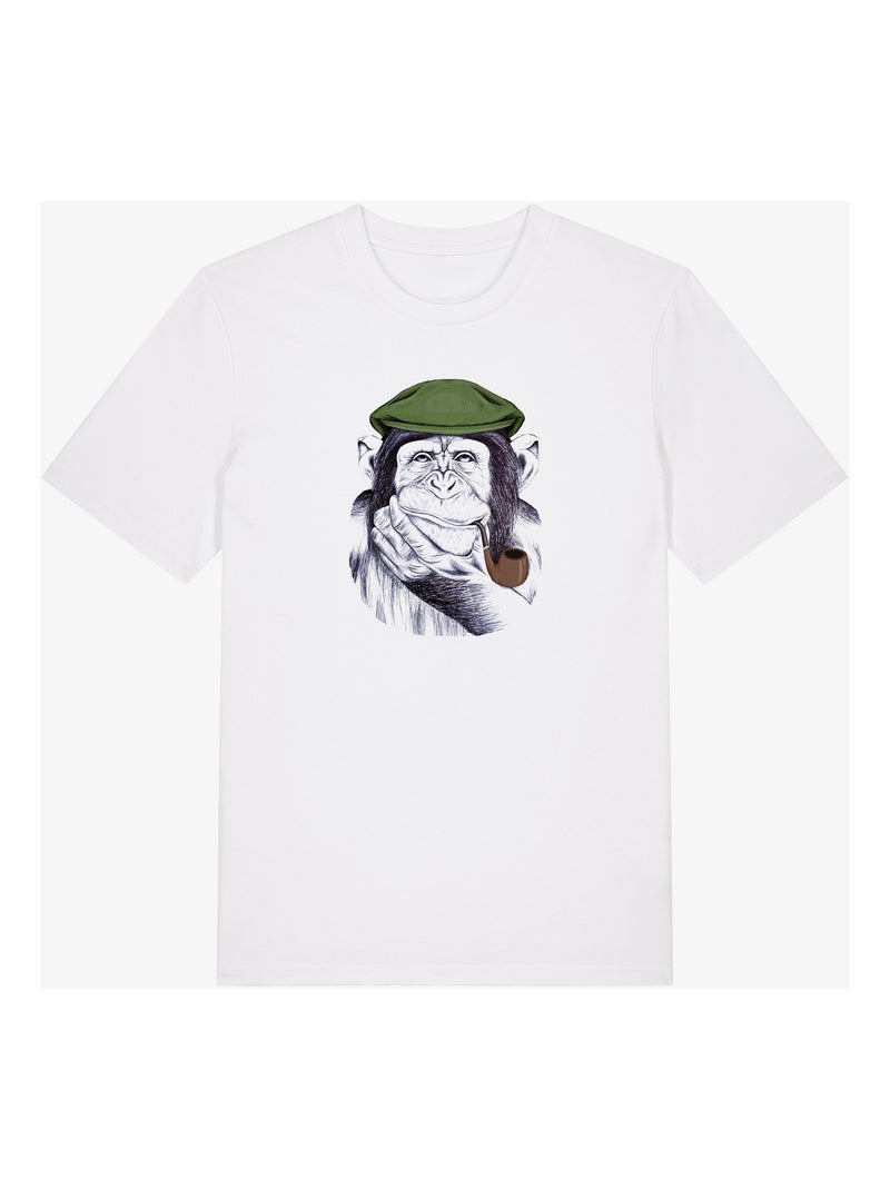 T-shirt Homme - WISE MR CHIMP Blanc - Kiabi