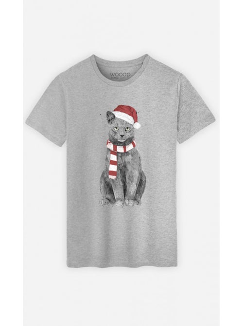 T-shirt Homme - XMAS CAT - Kiabi