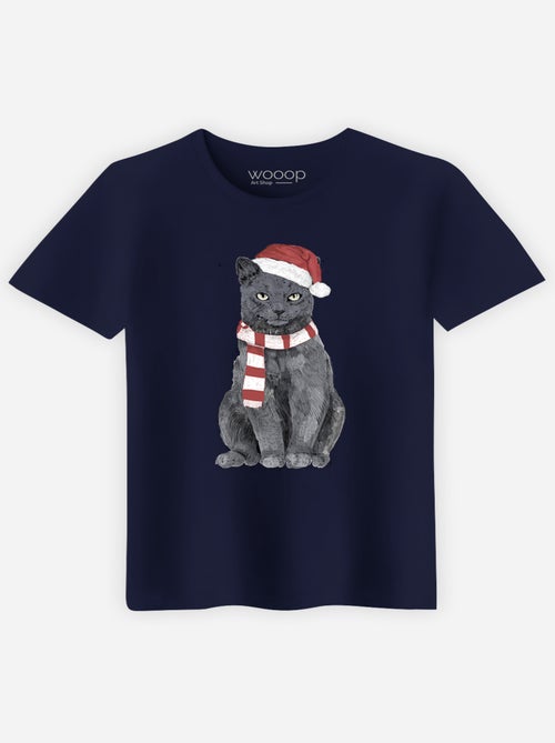 T-shirt Homme - XMAS CAT - Kiabi