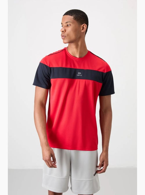 T-shirt homme à blocs de couleur et col rond tommy - Kiabi T-shirt homme à blocs de couleur et col rond tommy - Kiabi
