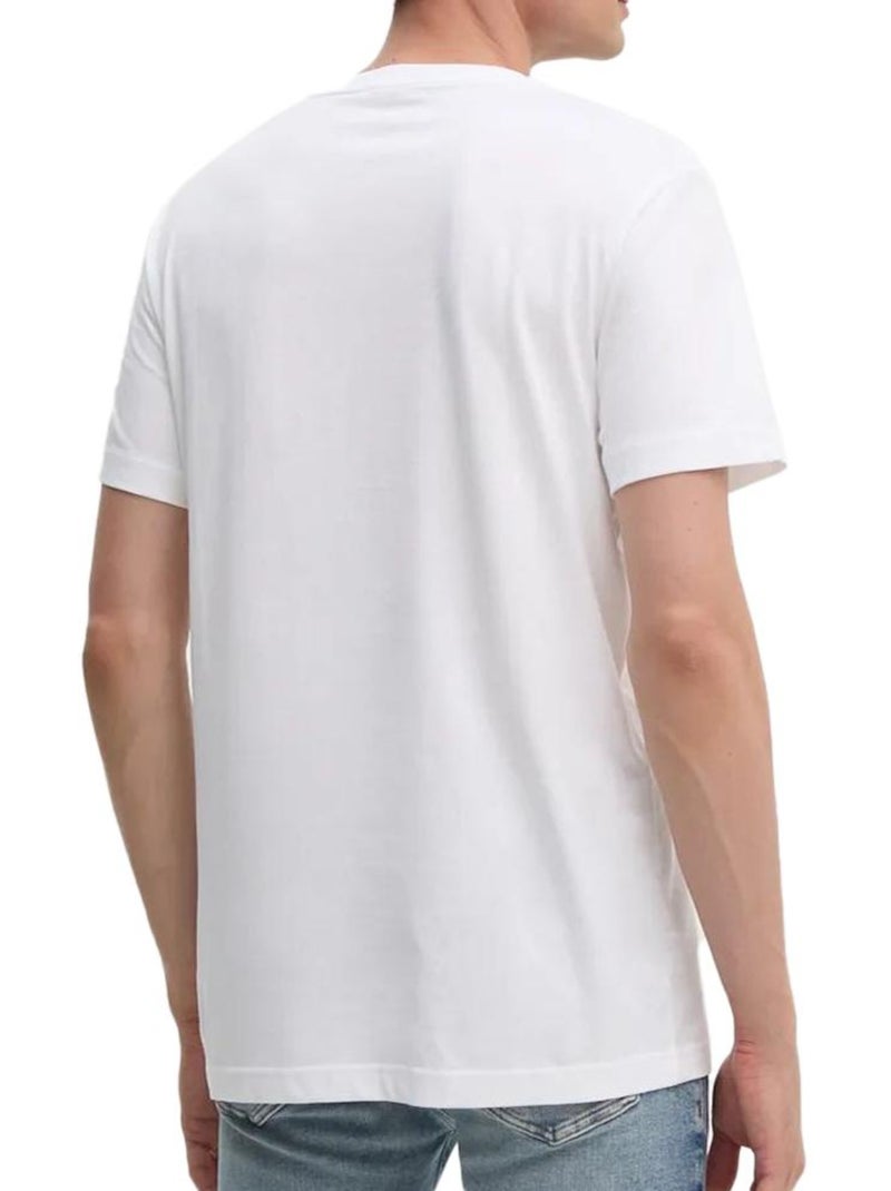 T-shirt Homme Calvin Klein Jeans Blanc - Kiabi
