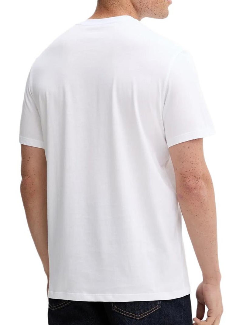 T-Shirt Homme Calvin Klein Jeans Blanc - Kiabi