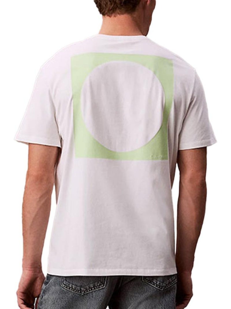 T-Shirt Homme Calvin Klein Jeans Blanc - Kiabi