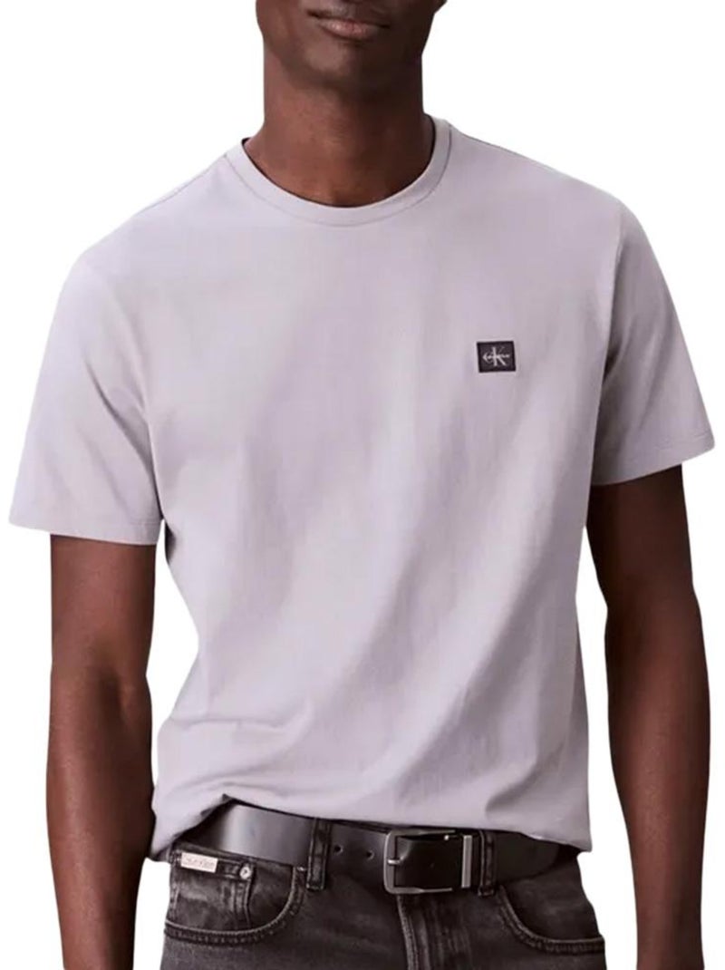 T-Shirt Homme Calvin Klein Jeans Gris Argenté - Kiabi