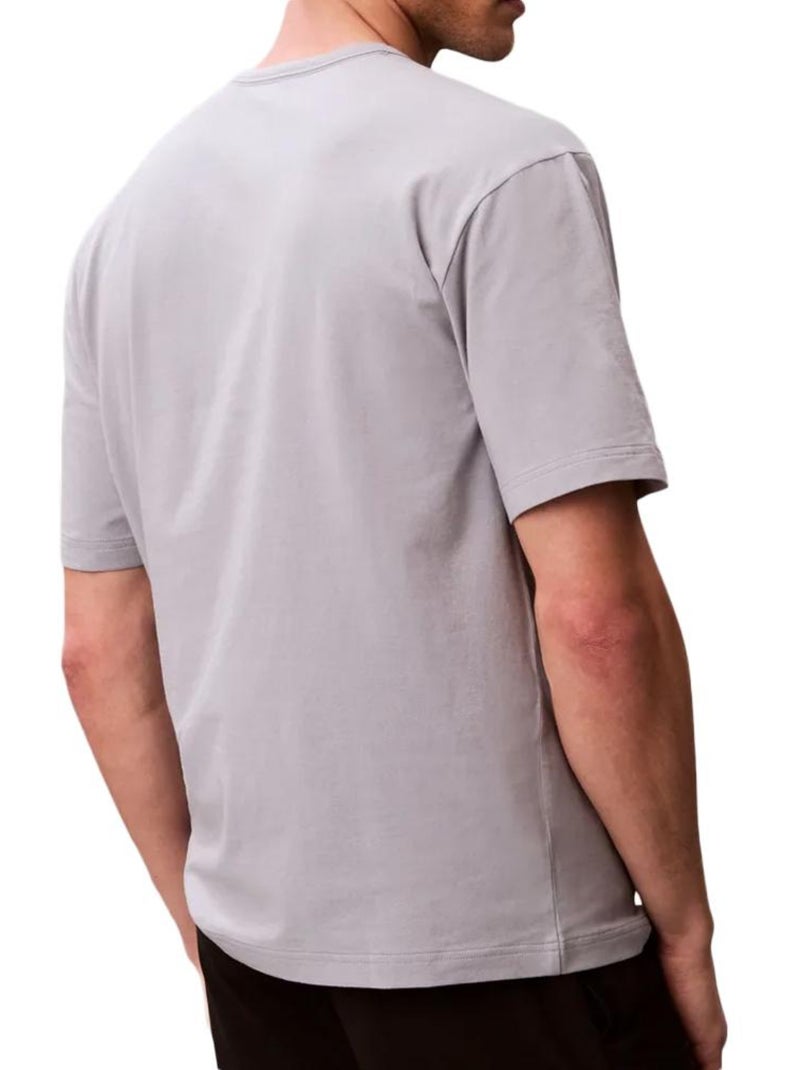 T-shirt homme calvin klein jeans Gris Argenté - Kiabi