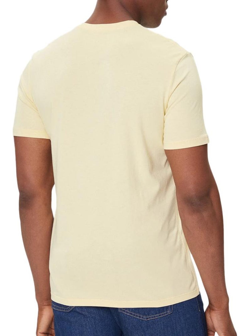 T-Shirt Homme Calvin Klein Jeans Jaune - Kiabi