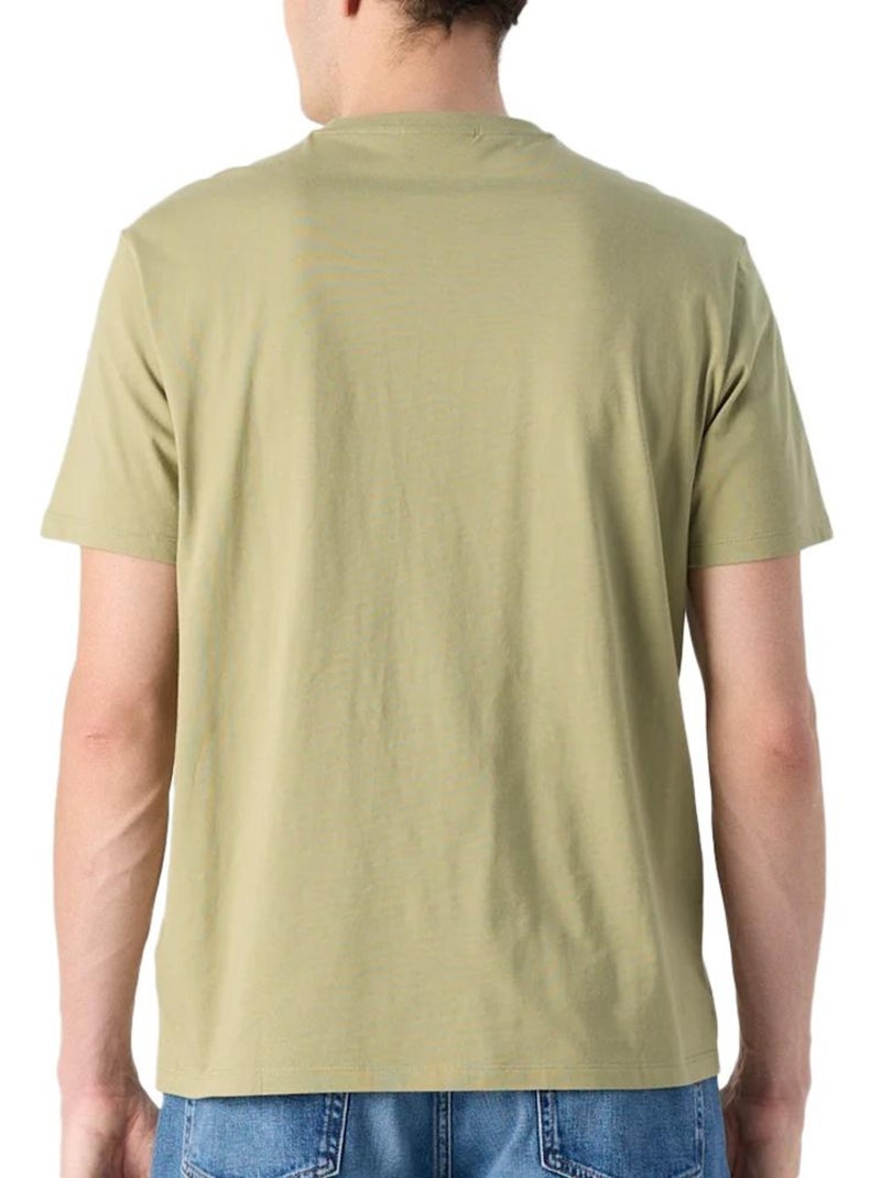 T-Shirt Homme Calvin Klein Jeans Kaki - Kiabi