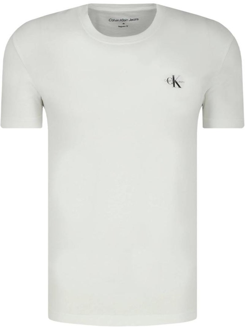 T-shirt Homme Calvin Klein Jeans Marron cappuccino - Kiabi