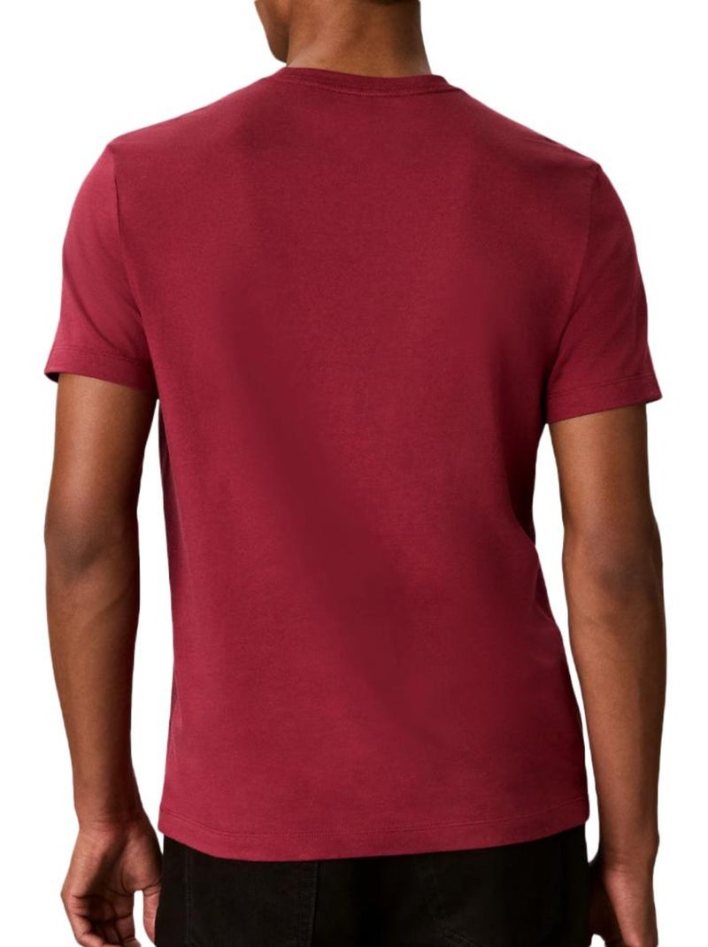 T-shirt homme calvin klein jeans Rouge - Kiabi
