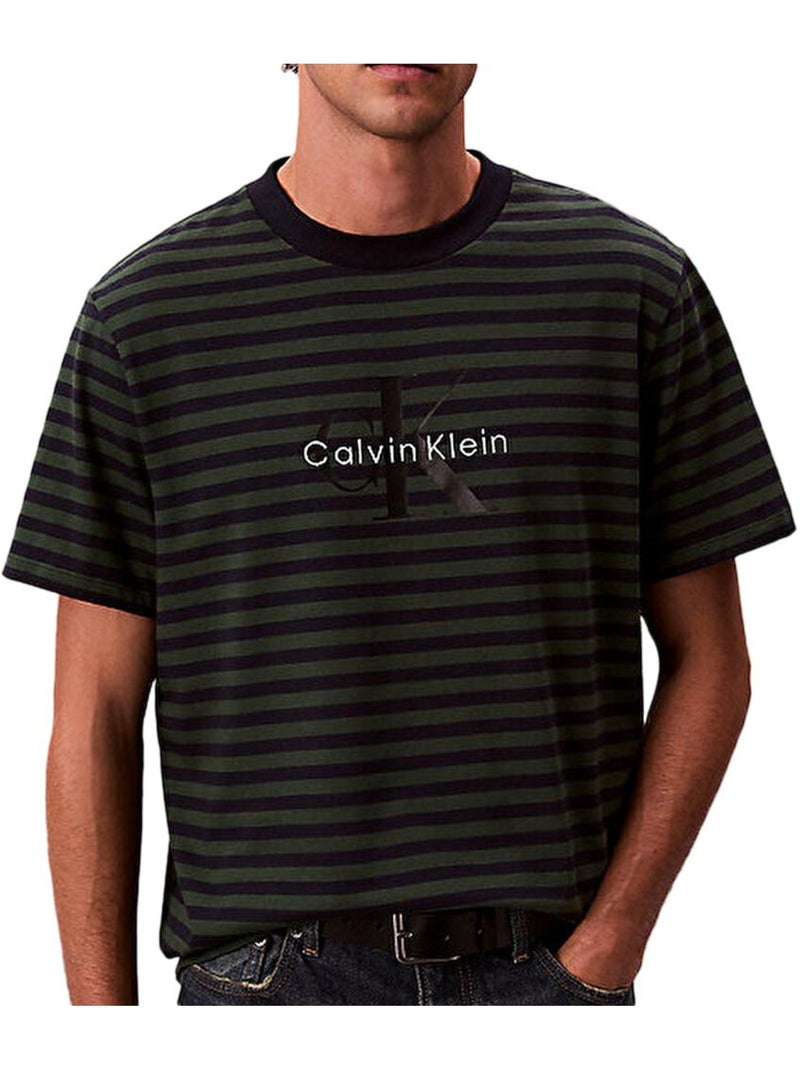 T-Shirt Homme Calvin Klein Jeans Vert - Kiabi