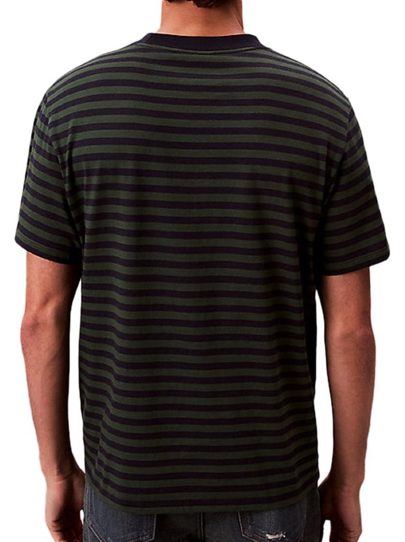 T-Shirt Homme Calvin Klein Jeans Vert - Kiabi
