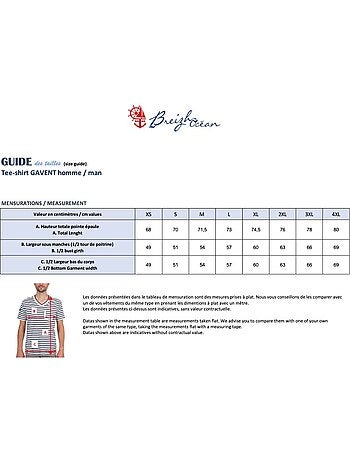 T-Shirt Homme Col V Rayé 'Breizh Océan', Tee Shirt Coton léger