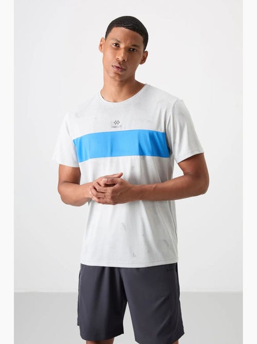T-shirt homme color block à col rond tommy - Kiabi