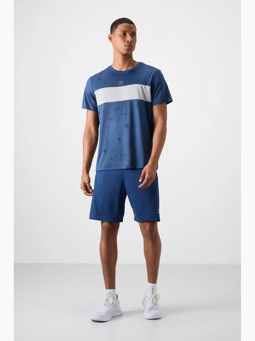 T-shirt homme color block à col rond tommy - Kiabi