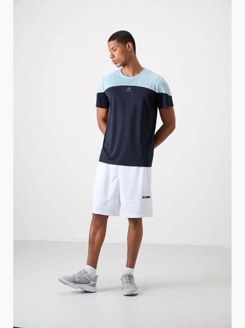 T-shirt homme color block à col rond tommy - Kiabi