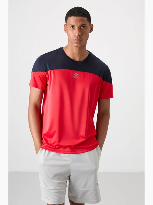 T-shirt homme color block à col rond tommy - Kiabi