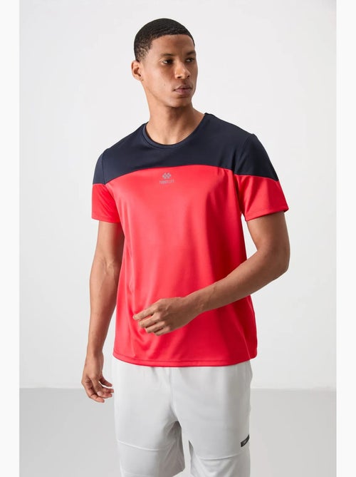 T-shirt homme color block à col rond tommy - Kiabi