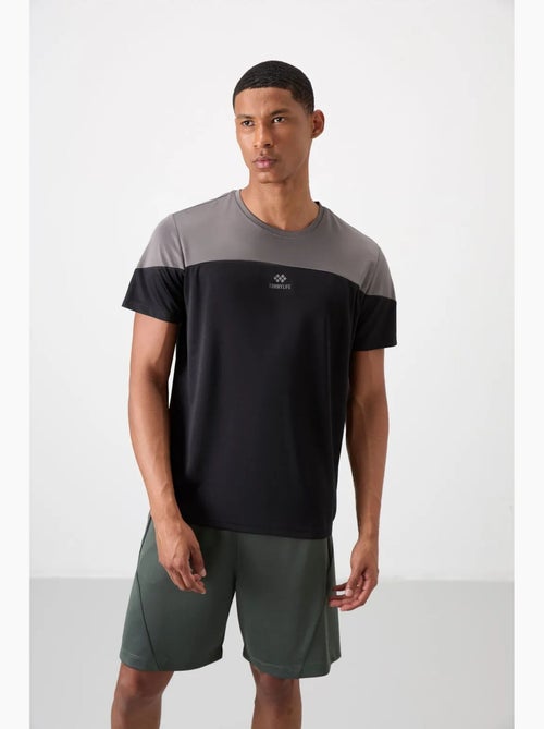 T-shirt homme color block à col rond tommy - Kiabi