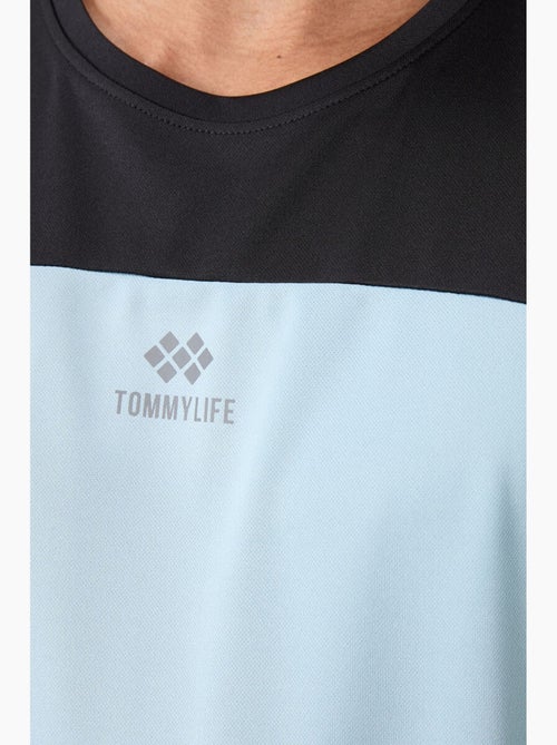 T-shirt homme color block à col rond tommy - Kiabi