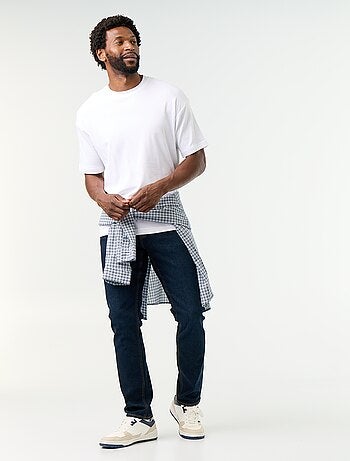 T-shirt homme en coton à col rond
