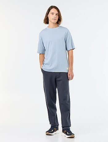 T-shirt homme en coton à col rond