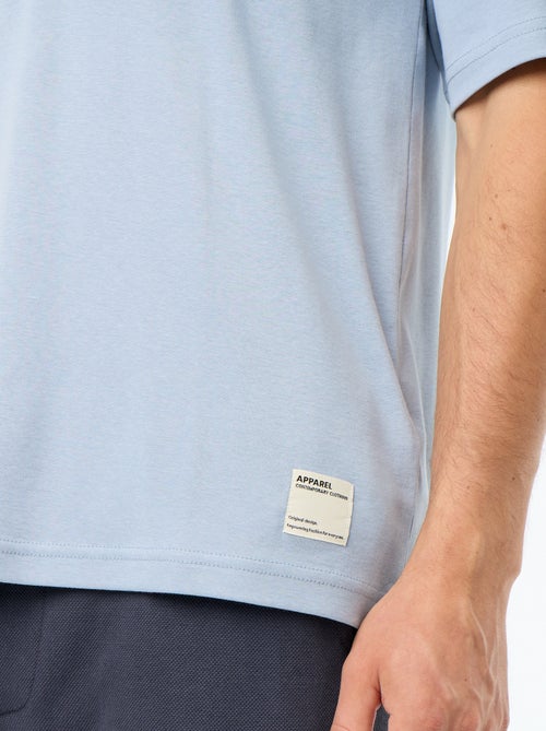 T-shirt homme en coton à col rond - Kiabi