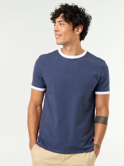 T-shirt Homme en coton à col rond - Kiabi T-shirt Homme en coton à col rond - Kiabi